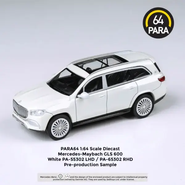 Para64 Mercedes 2020 Maybach GLS 600 White LHD PA-55302