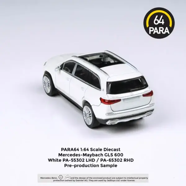 Para64 Mercedes 2020 Maybach GLS 600 White LHD PA-55302