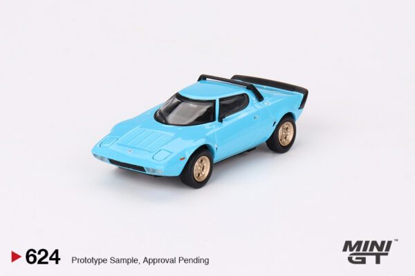 624.1 Mini GT 1/64 Lancia Stratos HF Stradale Azzuro Chiaro MGT00624