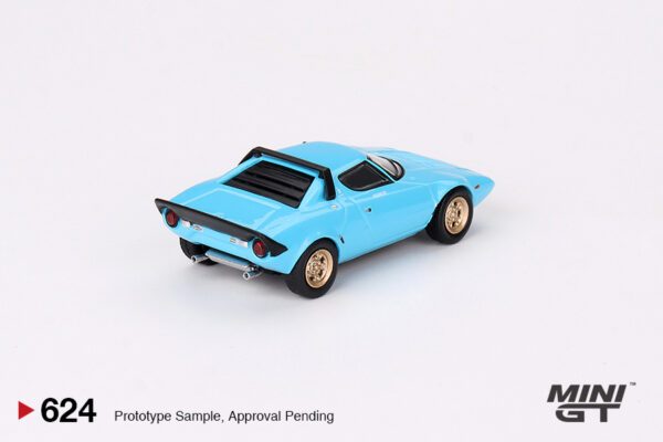 624.2 Mini GT 1/64 Lancia Stratos HF Stradale Azzuro Chiaro MGT00624