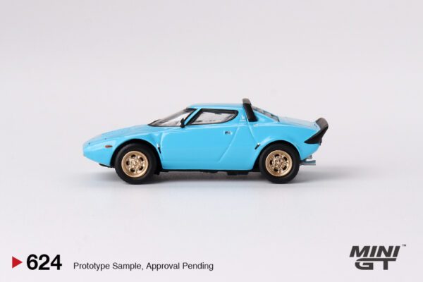624.3 Mini GT 1/64 Lancia Stratos HF Stradale Azzuro Chiaro MGT00624