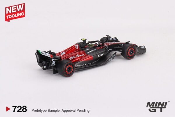 728.2 Mini GT Alfa Romeo C43 #24 Zhou Guanyu 2023 F1 2023 Australian GP