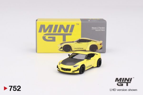 752 Mini GT 1/64 Nissan Z Pandem Ikazuchi Yellow MGT00752