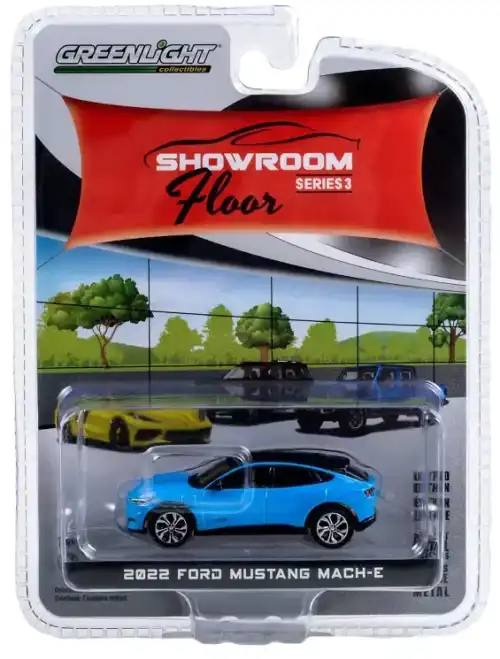 Greenlight - 68030-A - 2022 Ford Mustang Mach-E - Showroom Floor - Series 3 - (1/64)