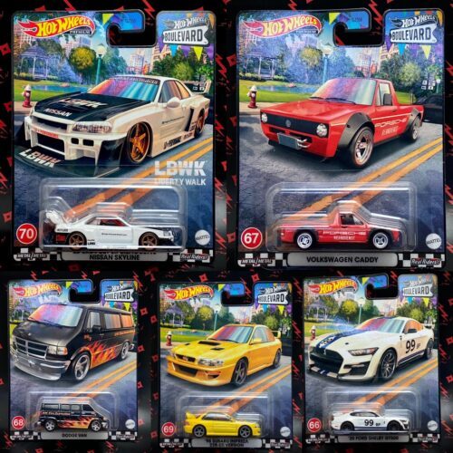hwboulevard6670 HOT WHEELS PREMIUM BOULEVARD SERIES SET OF 5 CARS! #66-70