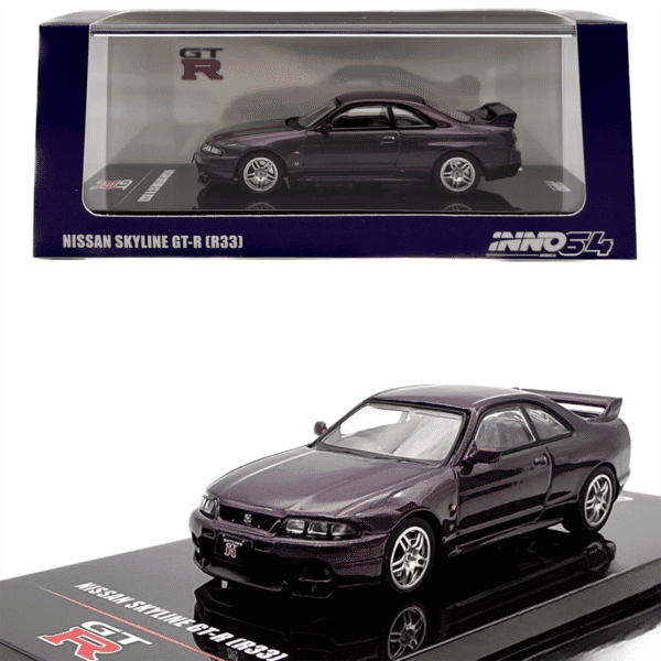 İNNO64 Nissan Skyline GT-R R33 Mor
