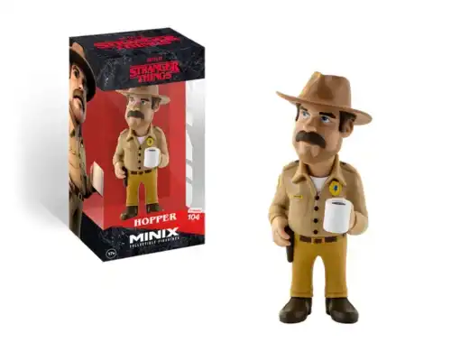 MINIX Stranger Things Hopper Netflix TV Series Vinyl Figure Collectable #104